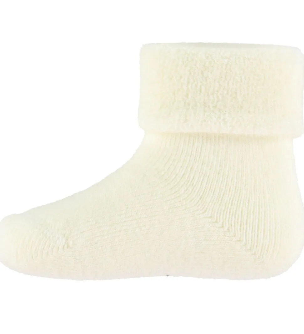 MiniPop Strømper - Uld/Polyamid - Off White
