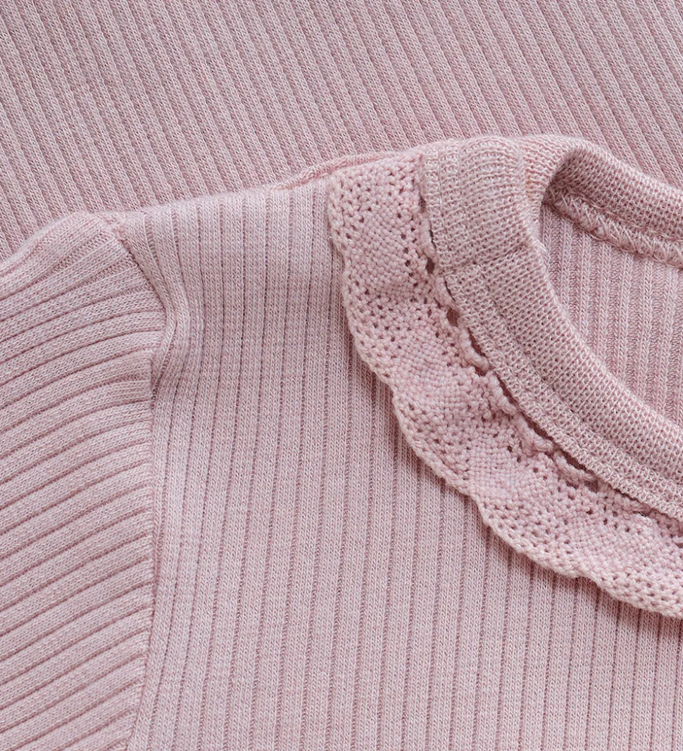 Minymo Body l/æ - Rib - Modal/Bomuld - Shadow Gray