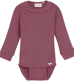 Minymo Body l/æ - Rib - Modal/Bomuld - Rose Brown