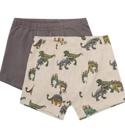 Minymo Boxershorts - 2-Pak - Beige Melange