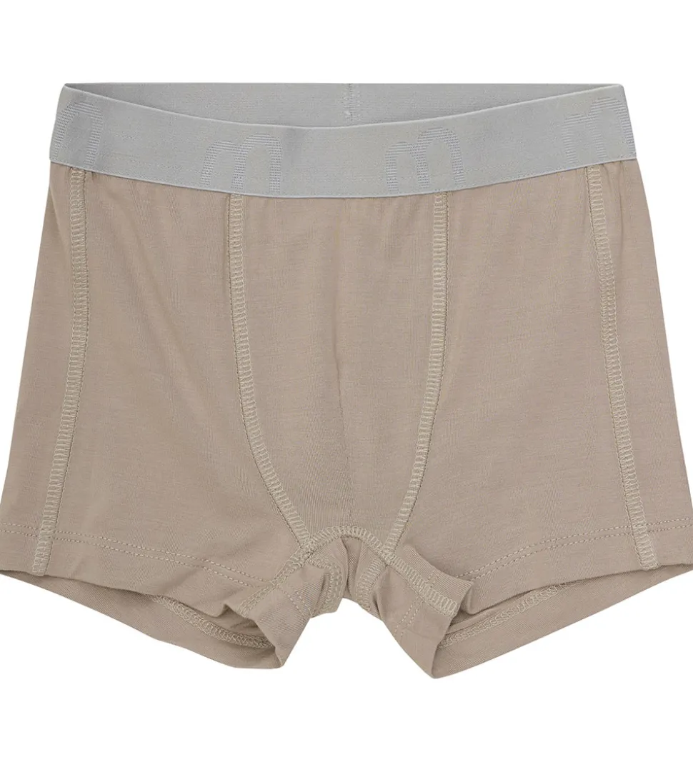 Minymo Boxershorts - 2-pak - Viskose - Simply Taupe