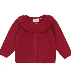 Minymo Cardigan - Strik - Rio Red