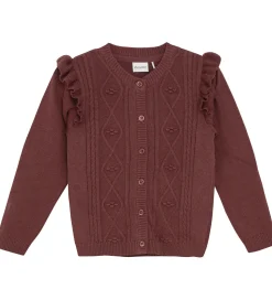 Minymo Cardigan - Strik - Rose Brown