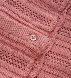 Minymo Cardigan - Strik - Rosette m. Hulmønster