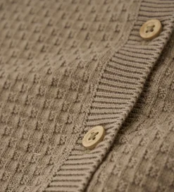Minymo Cardigan - Strik - Timber Wolf