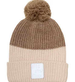 Minymo Hue m. Fleece - Uld/Akryl - Caribou m. Kvast