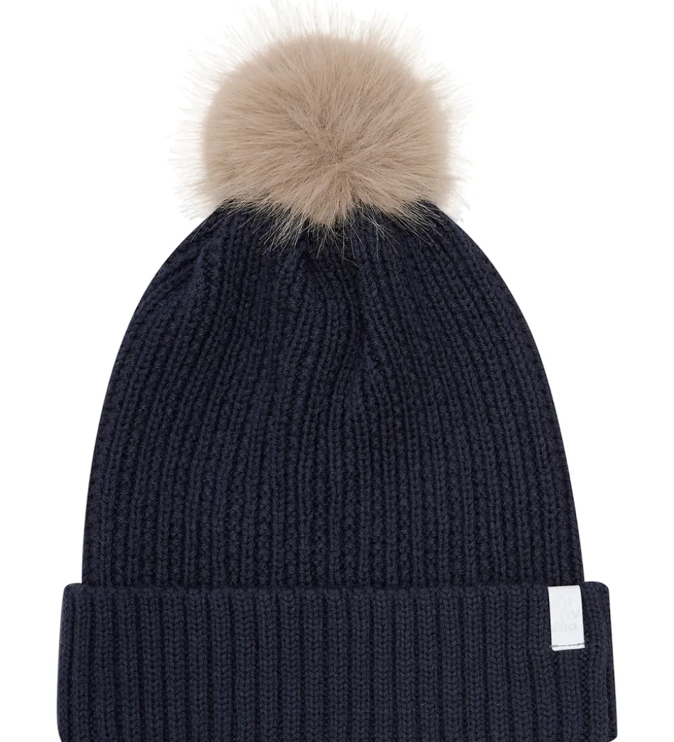 Minymo Hue m. Fleece - Uld/Akryl - Parisian Night m. Kvast