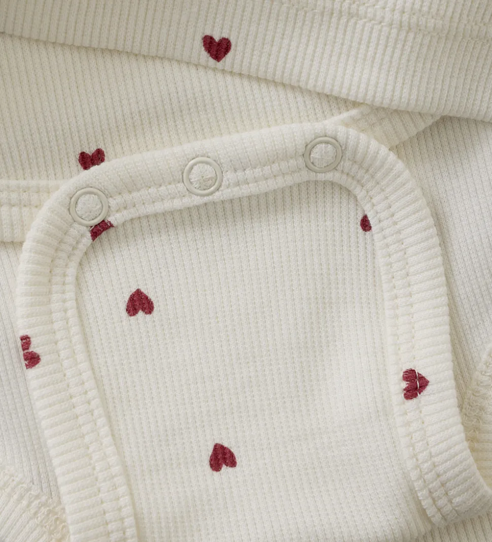 Minymo Kjolebody - Rib - Eggnog