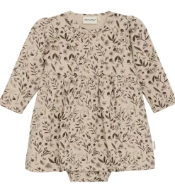 Minymo Kjolebody l/æ - AOP - Smoke Gray