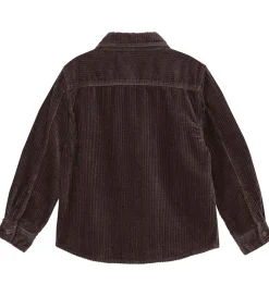 Minymo Skjorte - Cord - Fløjls - Chocolate Chip
