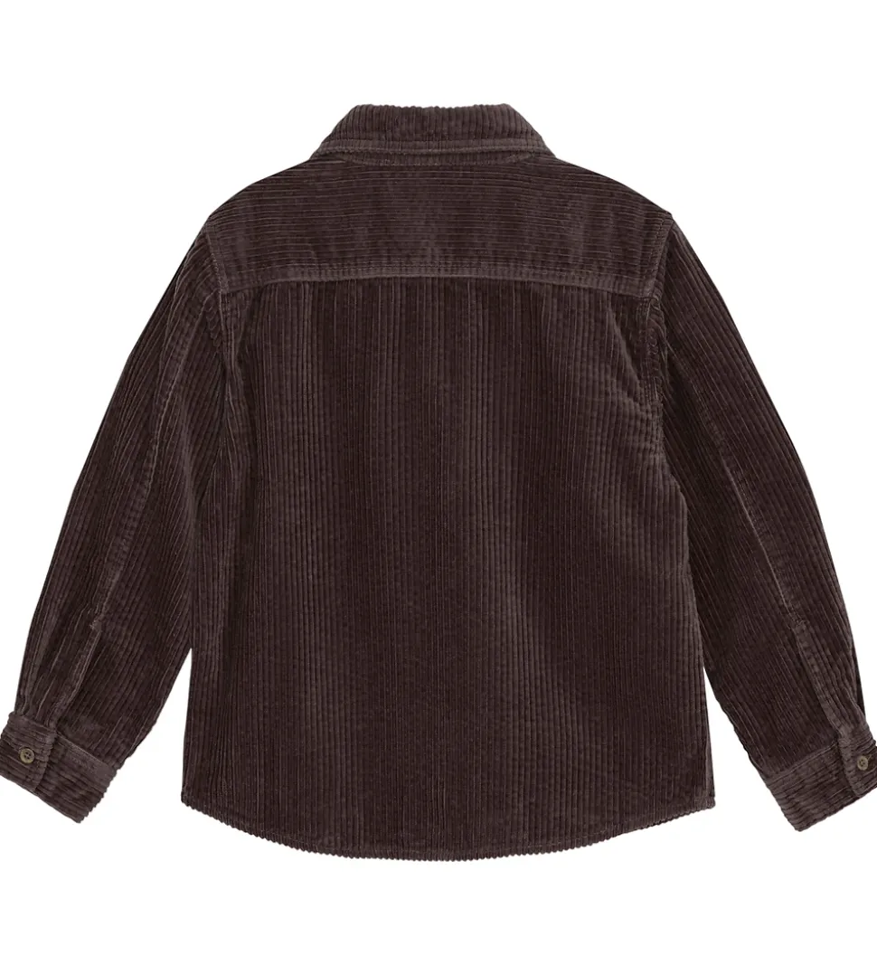 Minymo Skjorte - Cord - Fløjls - Chocolate Chip