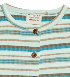 Minymo Sommerdragt - Rib - Pastel Blue