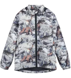 Minymo Sommerjakke - Blue Nights m. Dinosaurer