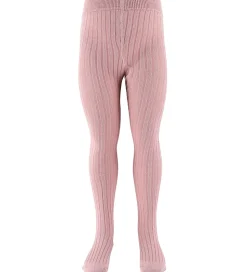 Minymo Strømpebukser - 2-Pak - Rib - Ash Rose