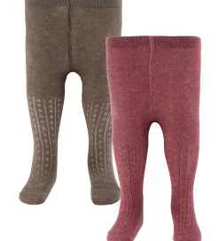 Minymo Strømpebukser - 2-pak - Deco Rose