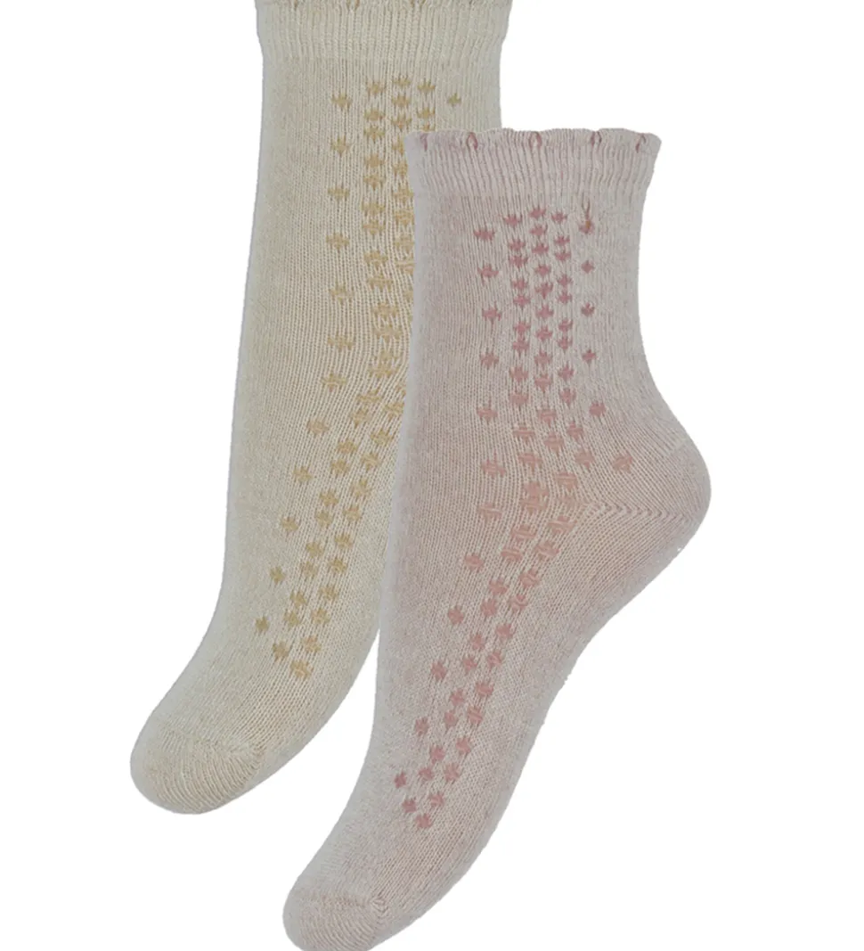 Minymo Strømper - 2-pak - Burnished Lilac