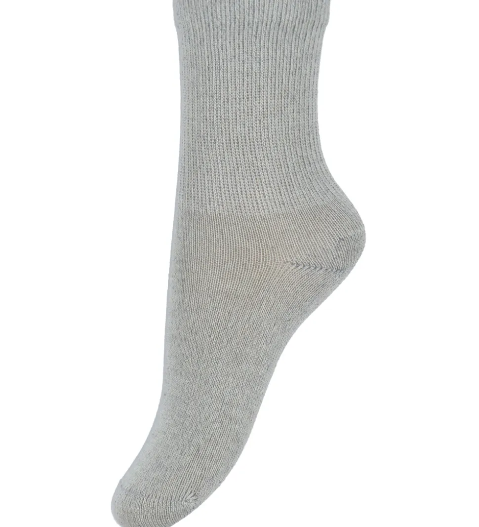 Minymo Strømper - 2-pak - Light Grey Melange