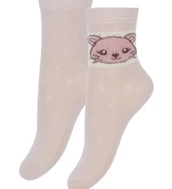 Minymo Strømper - 2-pak - Shell m. Print