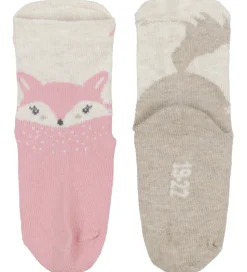 Minymo Strømper - 2-pak - Wild Rose m. Dådyr