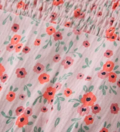 Minymo Top - Rosen Quartz m. Blomster