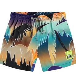 Molo Badeshorts - UV50+ - Niko - Faded Palmtrees