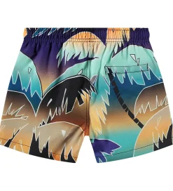 Molo Badeshorts - UV50+ - Niko - Faded Palmtrees