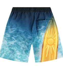 Molo Badeshorts - UV50+ - Nilson - Surf Art Blue Chill