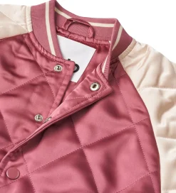 Molo Bomberjakke - Haru - Dark Rose/Creme m. Broderi