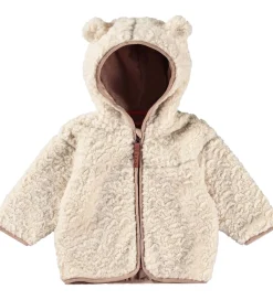 Molo Fleecejakke - Teddy - Ummi - White Noise