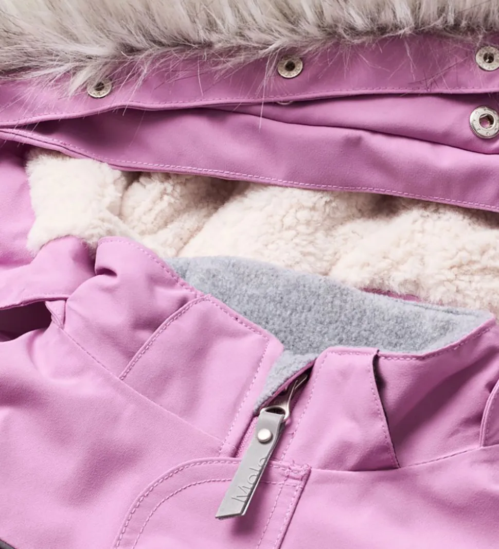 Molo Flyverdragt - Polaris Fur - Purple Ray