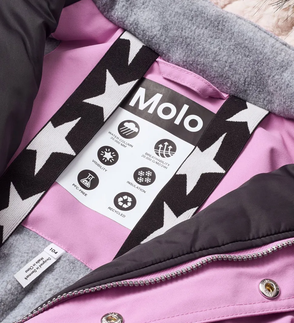 Molo Flyverdragt - Polaris Fur - Purple Ray