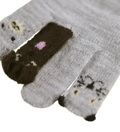 Molo Handsker - Strik - Kaapo - Grey Melange m. Dyr