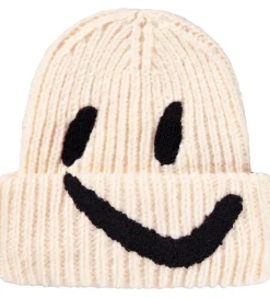 Molo Hue - Strik/Rib - Kim - Vanilla m. Smiley