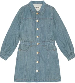 Molo Kjole - Chaya - Washed Denim Blue