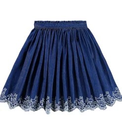 Molo Nederdel - Denim - Bitta - Oak Embroidery