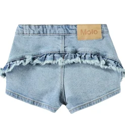 Molo Shorts - Denim - Agnetha - Distressed Washed
