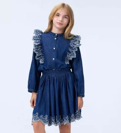 Molo Skjorte - Denim - Raphaella - Oak Embroidery