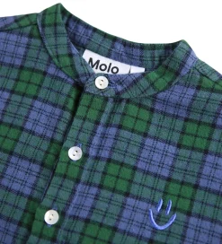 Molo Skjorte - Enoz - Blue Pine Check