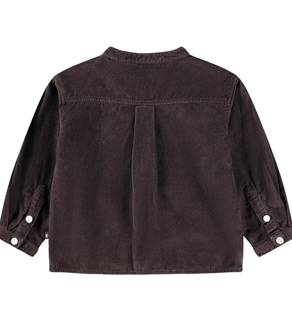 Molo Skjorte - Fløjl - Enoz - Dark Cocoa