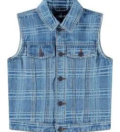 Molo Vest - Denim - Hertha - Washed Check