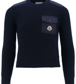 Moncler Bluse - Uld - Navy