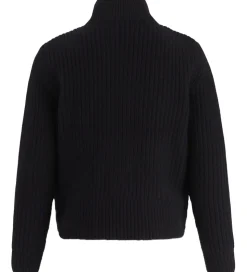 Moncler Cardigan - Uld/Dun - Sort