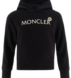 Moncler Hættetrøje - Sort m. Hvid
