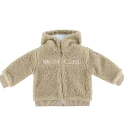 Moncler Sæt - Fleecejakke/Leggings - Brun/Hvid