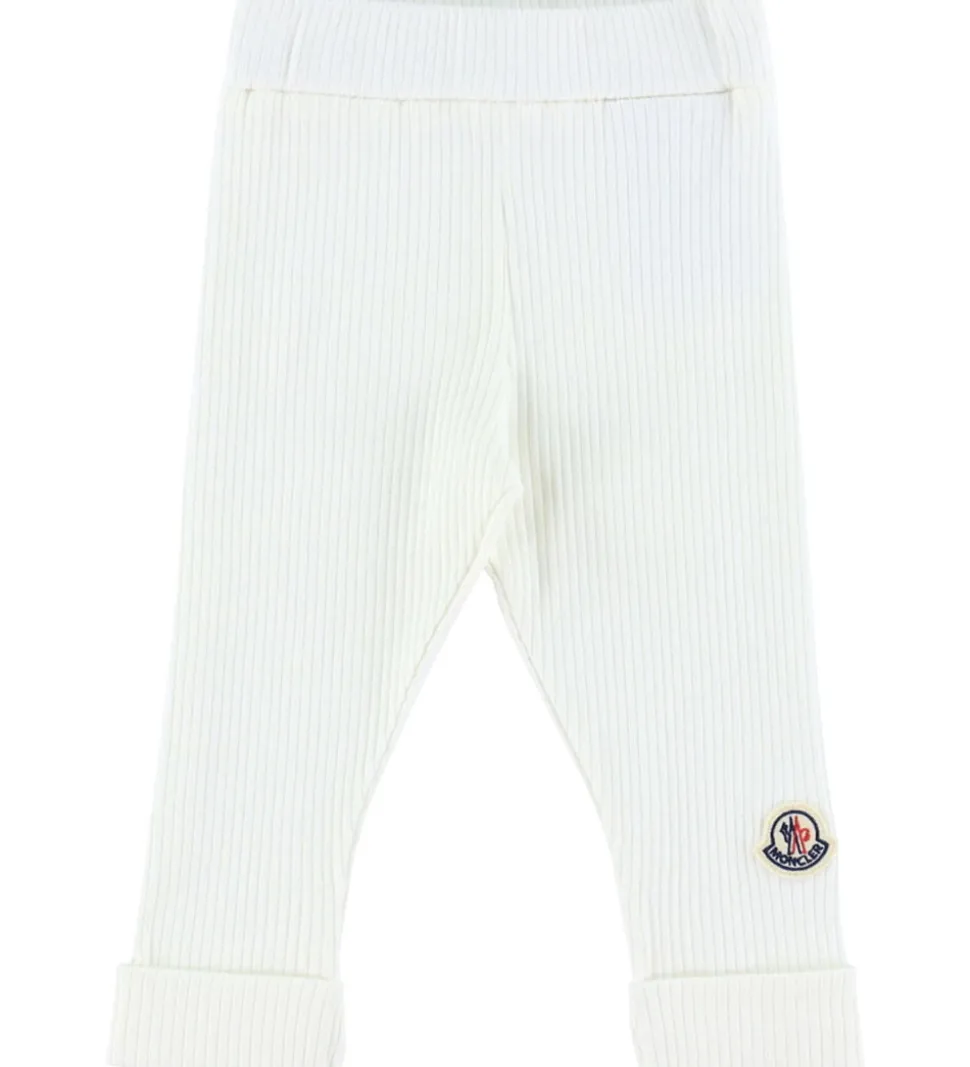 Moncler Sæt - Fleecejakke/Leggings - Brun/Hvid