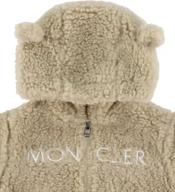 Moncler Sæt - Fleecejakke/Leggings - Brun/Hvid