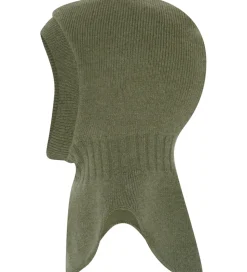 MP Elefanthue - Strik - Rib - 2-lags - Uld - Olivine