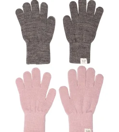 MP Handsker - Uld - Comfy - 2-pak - Mix Denver/Mel Alt Rosa
