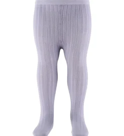 MP Strømpebukser - Rib - Lavender Sky