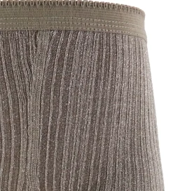 MP Strømpebukser - Viskose/Bambus - Glitter - Brown Sienna